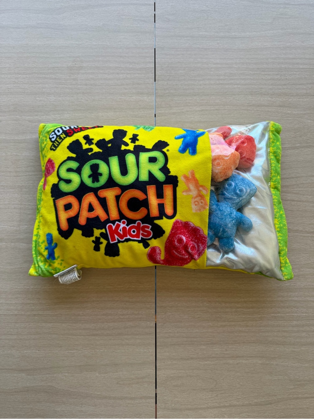 Sour Patch Kids Plush Pillow with Plush Candy Characters
